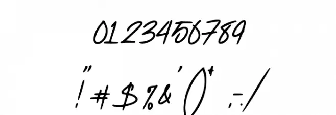 Mayestica Font OTHER CHARS