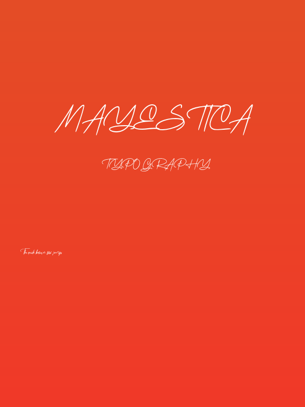 Mayestica Poster