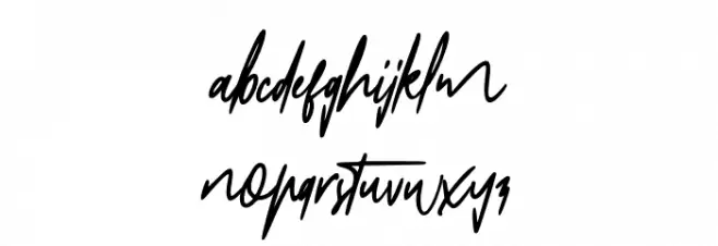 Mayestica फ़ॉन्ट लोअरकेस