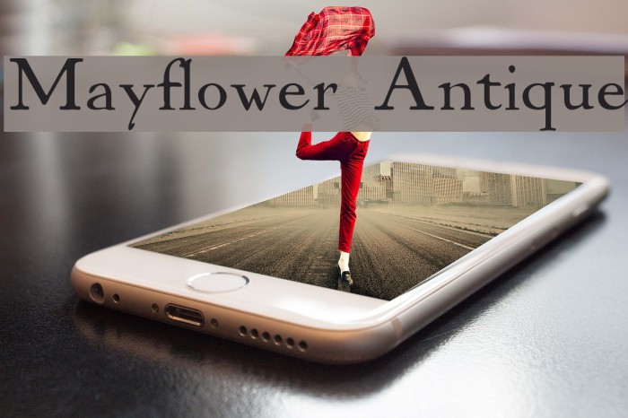 Mayflower Antique Font examples