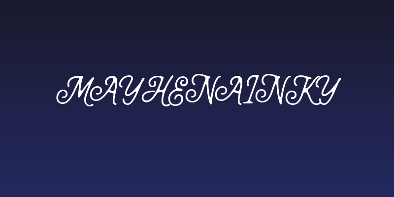 MayhenaInky Social Header