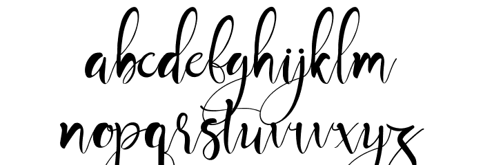 Mayla Font LOWERCASE