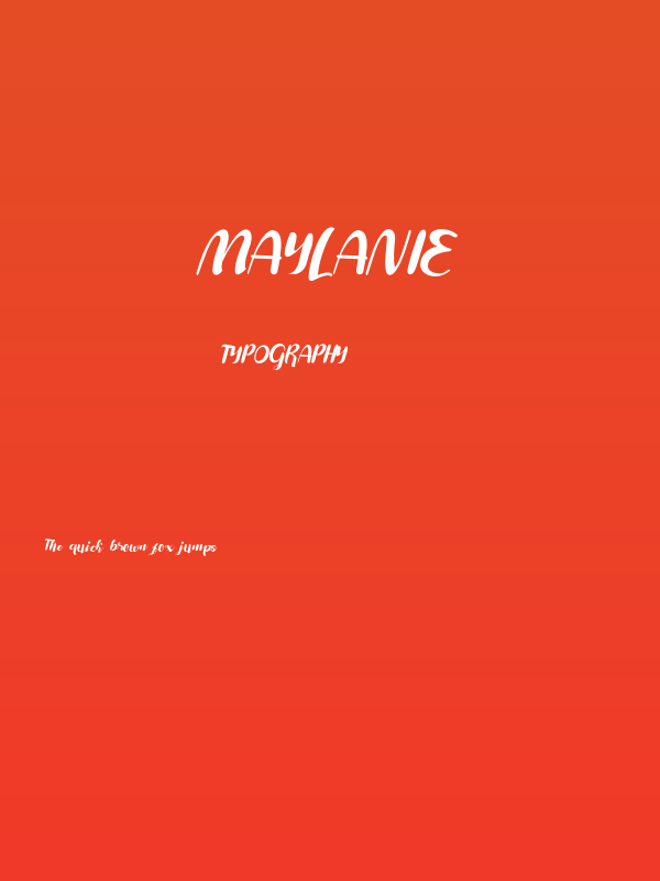 Maylanie Poster