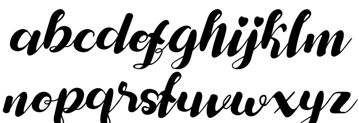 Maylanie Font LOWERCASE