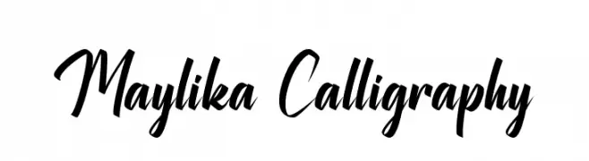 Maylika Calligraphy  Free Fonts Download