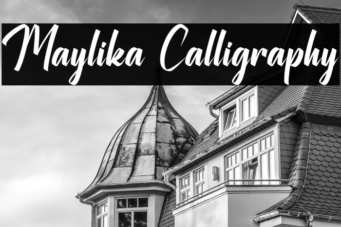Maylika Calligraphy Example 2