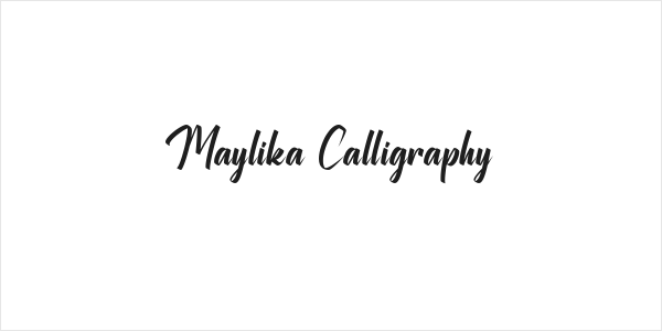 Maylika Calligraphy Logo