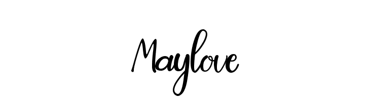 Maylove  Free Fonts Download
