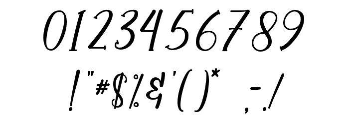 Maylove Font OTHER CHARS