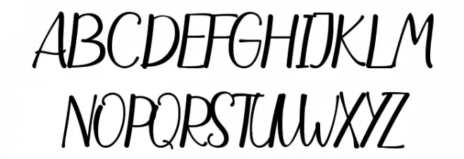 Maylove Schriftart Groß