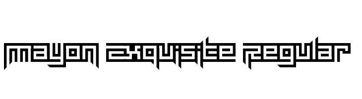 Mayon Exquisite Regular  font caratteri gratis