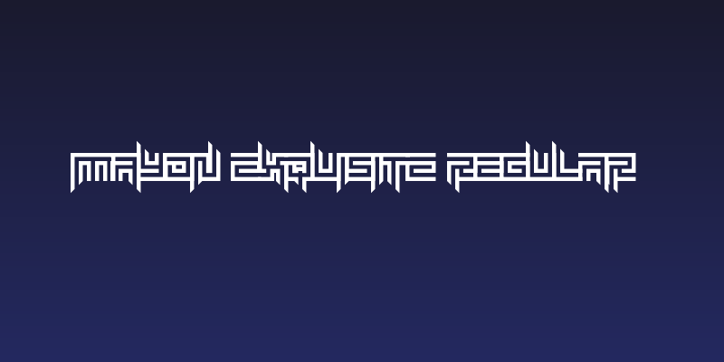 Mayon Exquisite Regular Social Header