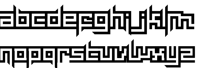 Mayon Exquisite Regular Font LOWERCASE