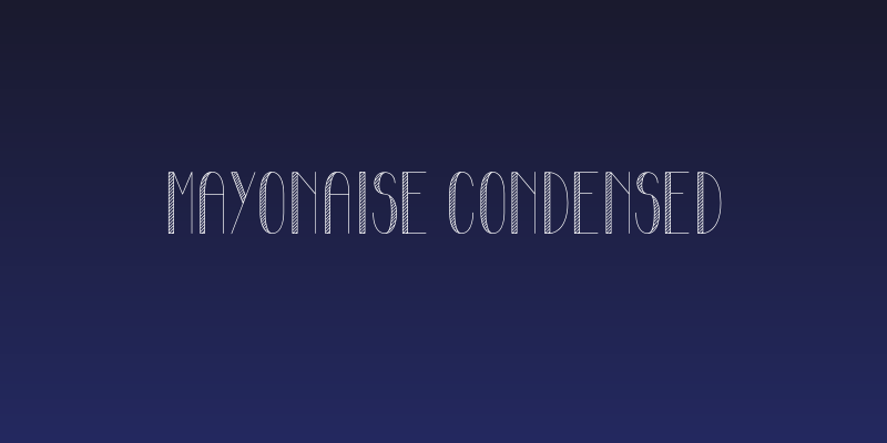 Mayonaise-Condensed Social Header