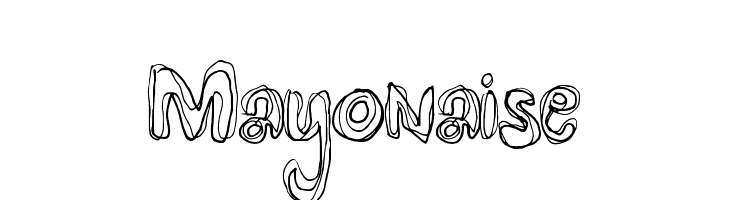 Mayonaise  免费字体下载