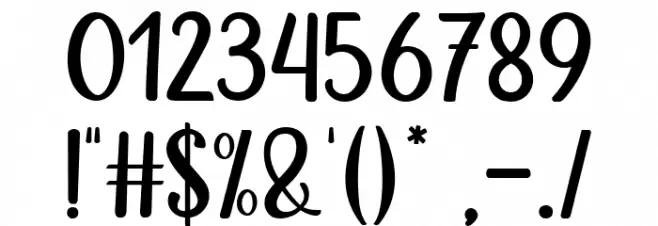 Mayones Font OTHER CHARS