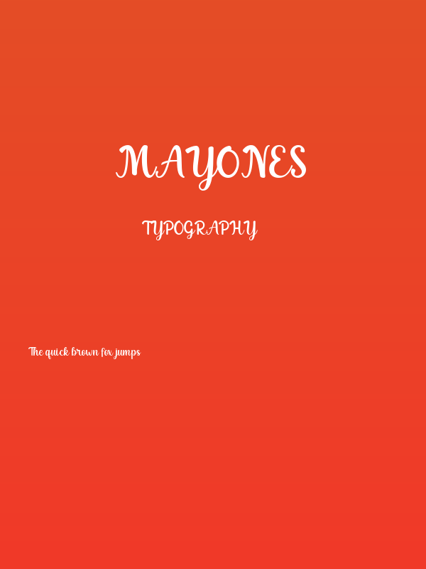 Mayones Poster