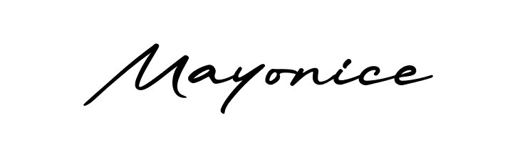 Mayonice  免费字体下载