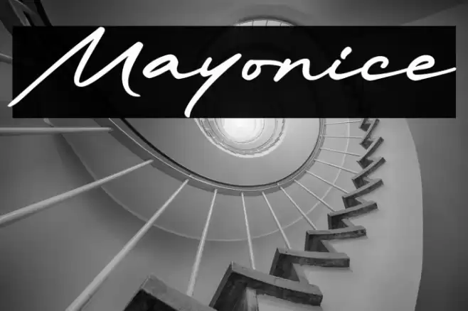 Mayonice خط examples