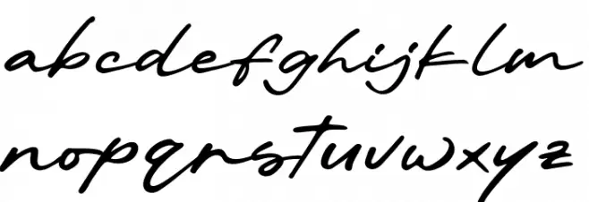 Mayonice Font LOWERCASE