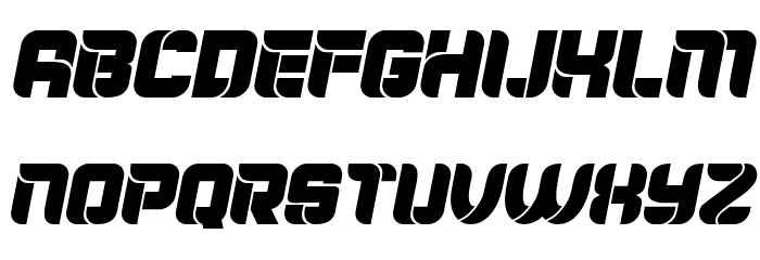 Mayor Italic Font LOWERCASE