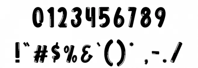 Mayoral Font OTHER CHARS