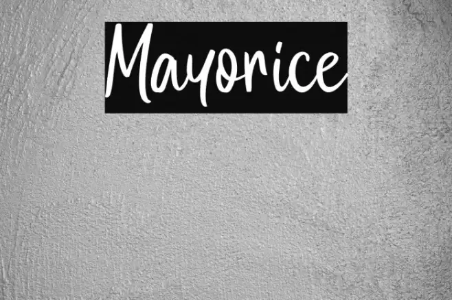 Mayorice Example 2