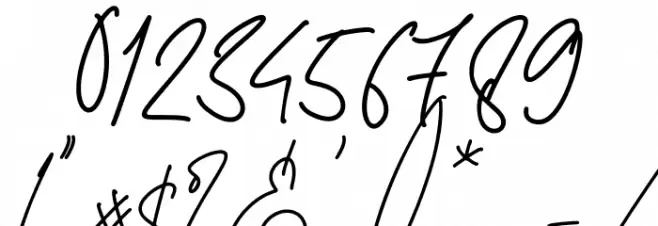 Mayree Griffith Font OTHER CHARS