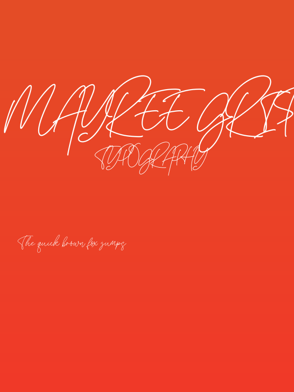 Mayree Griffith Poster