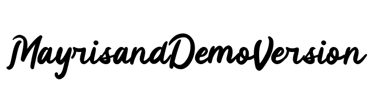Mayrisand Demo Version  Free Fonts Download