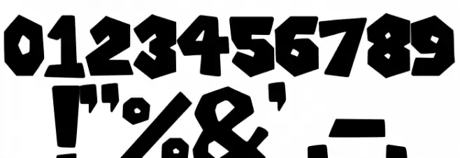 Mayro Kart Retro Regular Шрифта ДРУГИЕ символов