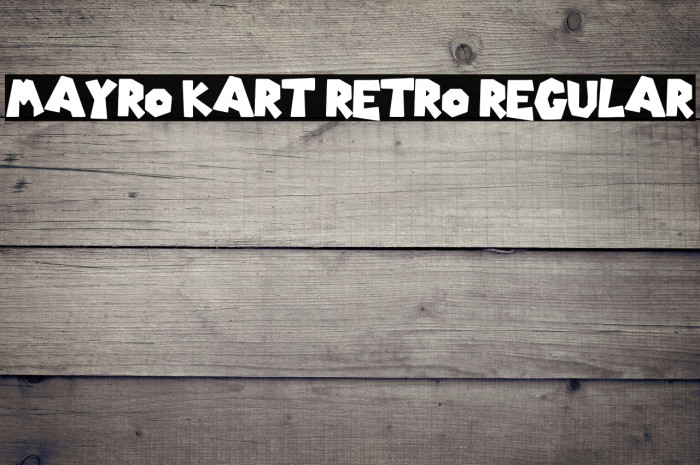 Mayro Kart Retro Regular Example 3