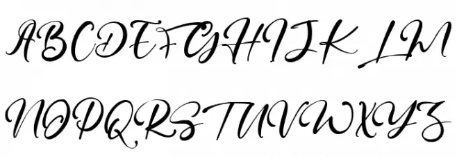 Maystone Schriftart Groß
