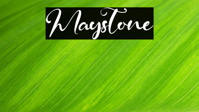 Maystone Example 3