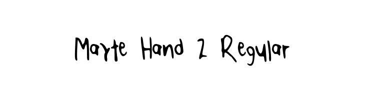 Mayte Hand 2 Regular  لخطوط تنزيل