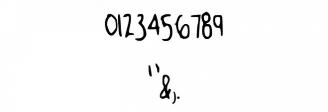 Mayte Hand 2 Regular Font OTHER CHARS