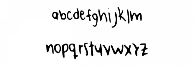 Mayte Hand 2 Regular Font LOWERCASE