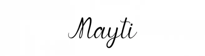 Mayti  baixar fontes gratis