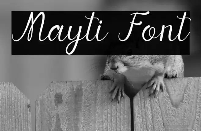 Mayti Font examples