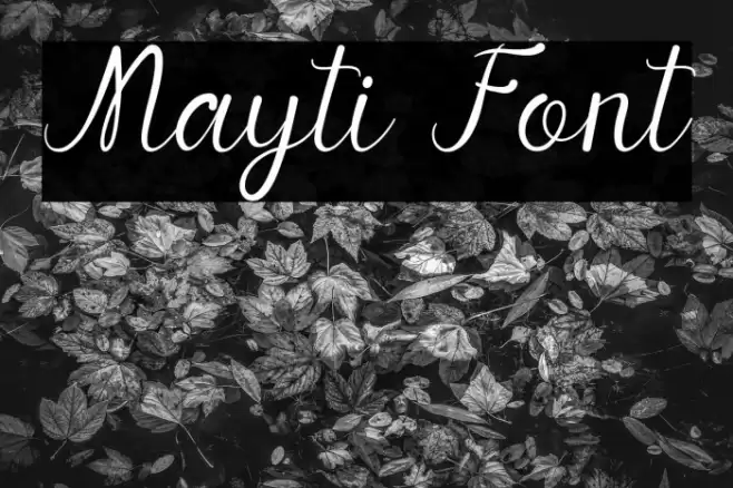 Mayti Font examples