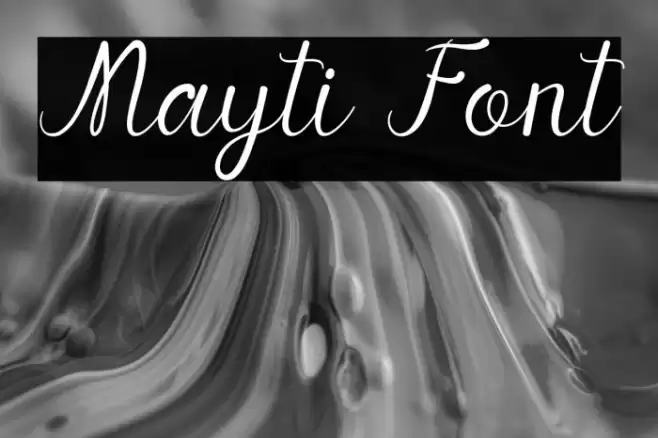 Mayti Font examples