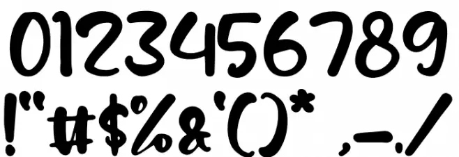 Maytime फ़ॉन्ट अन्य घर का काम