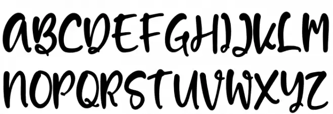 Maytime फ़ॉन्ट अपरकेस