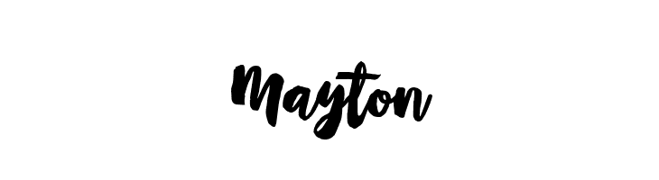 Mayton  les polices de caractères gratuit tlcharger