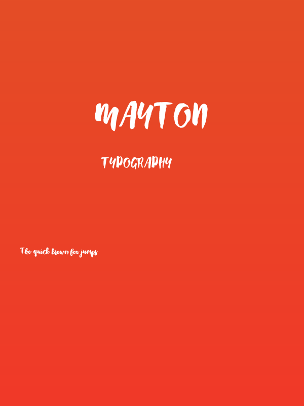 Mayton Poster