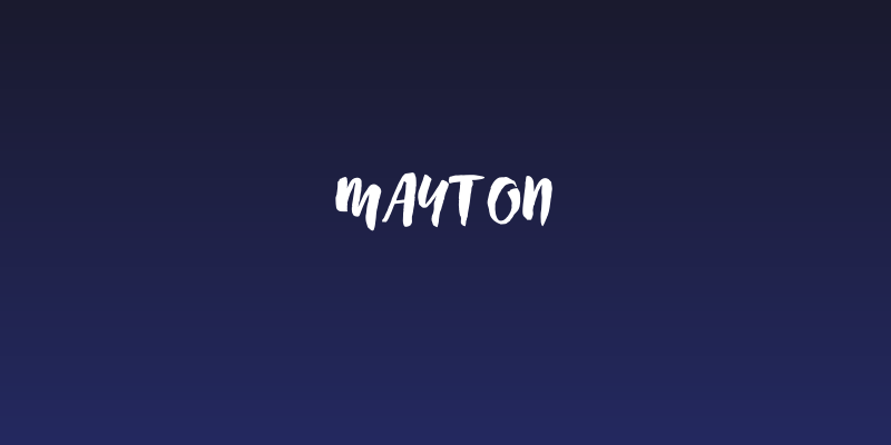 Mayton Social Header