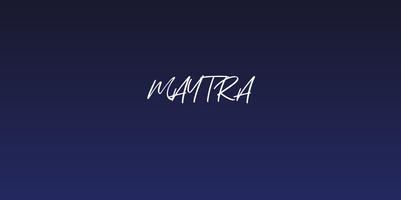 Maytra Social Header
