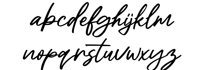 Maytra Font LOWERCASE
