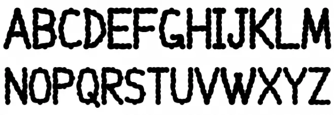 Mayuragifkas222 フォント 大文字
