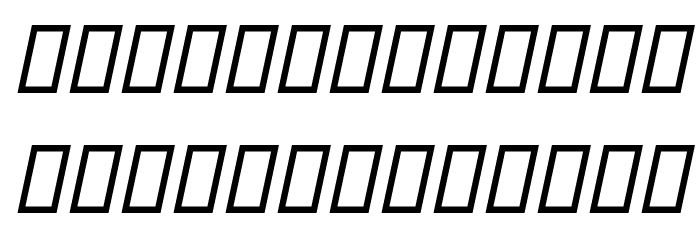 Mazaar Font LOWERCASE